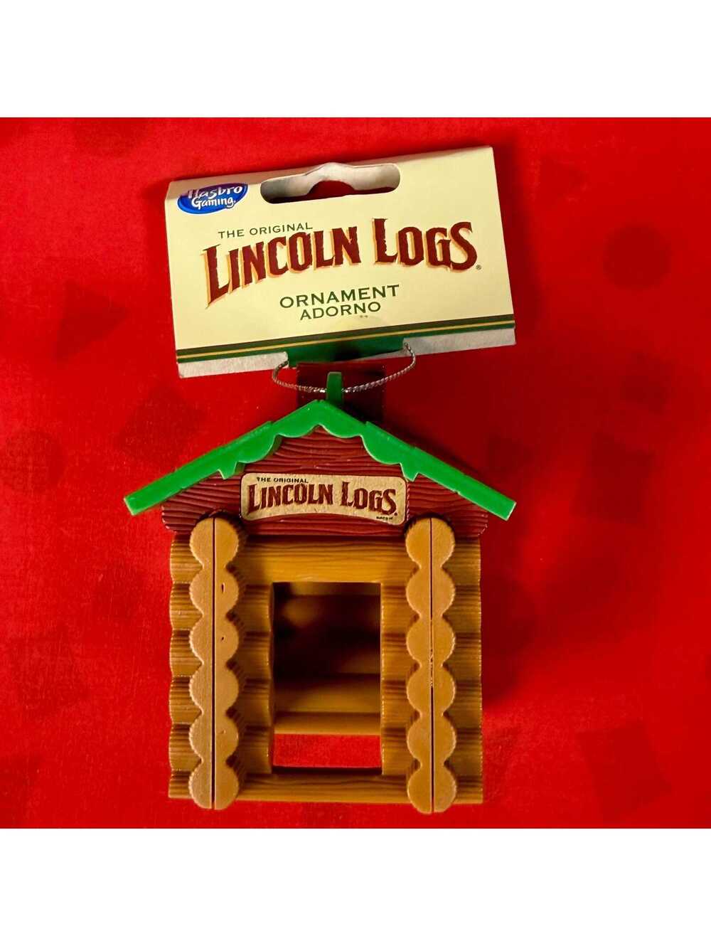Lincoln Logs Cabin Ornament - Ruz - New with Tags